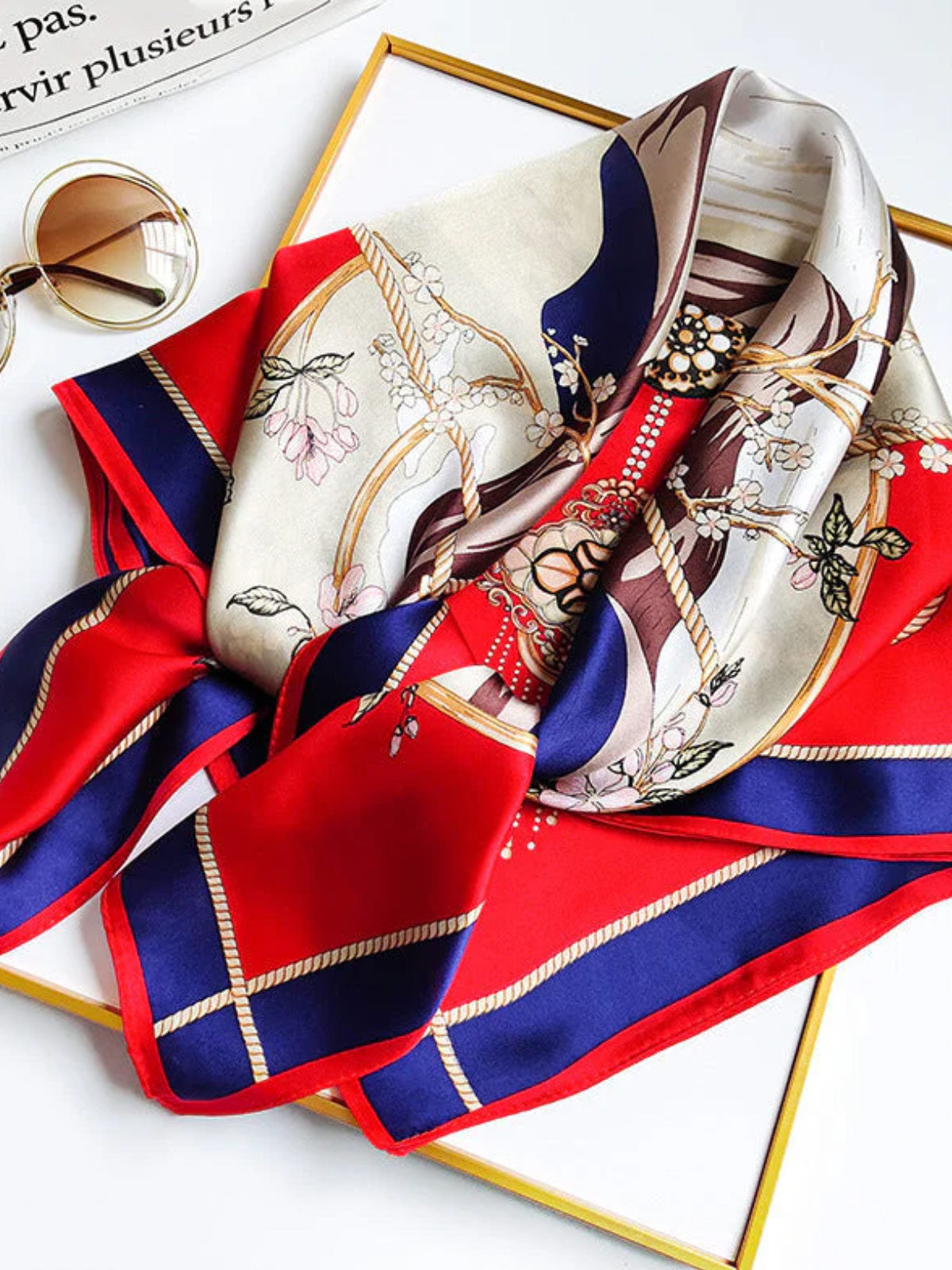 [P011] SilkSilky-AU Pure Silk Scarf 003