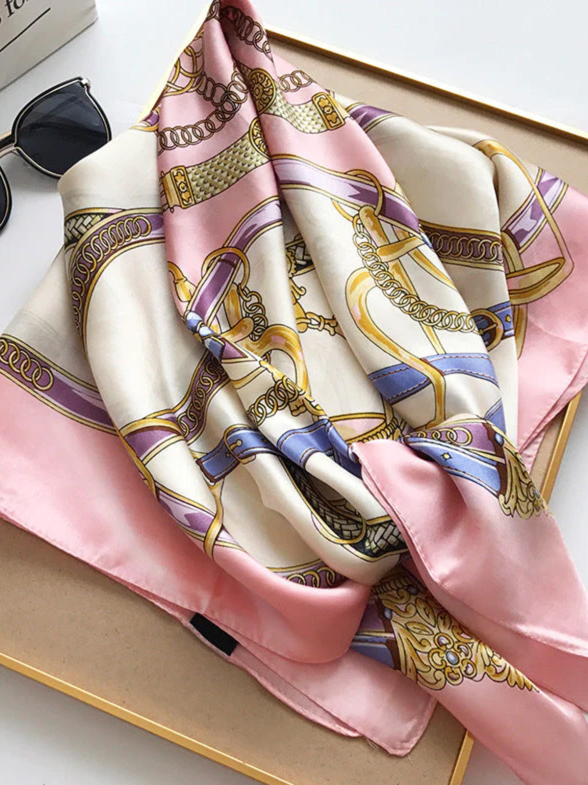 [P013] SilkSilky-AU Pure Silk Scarf 002