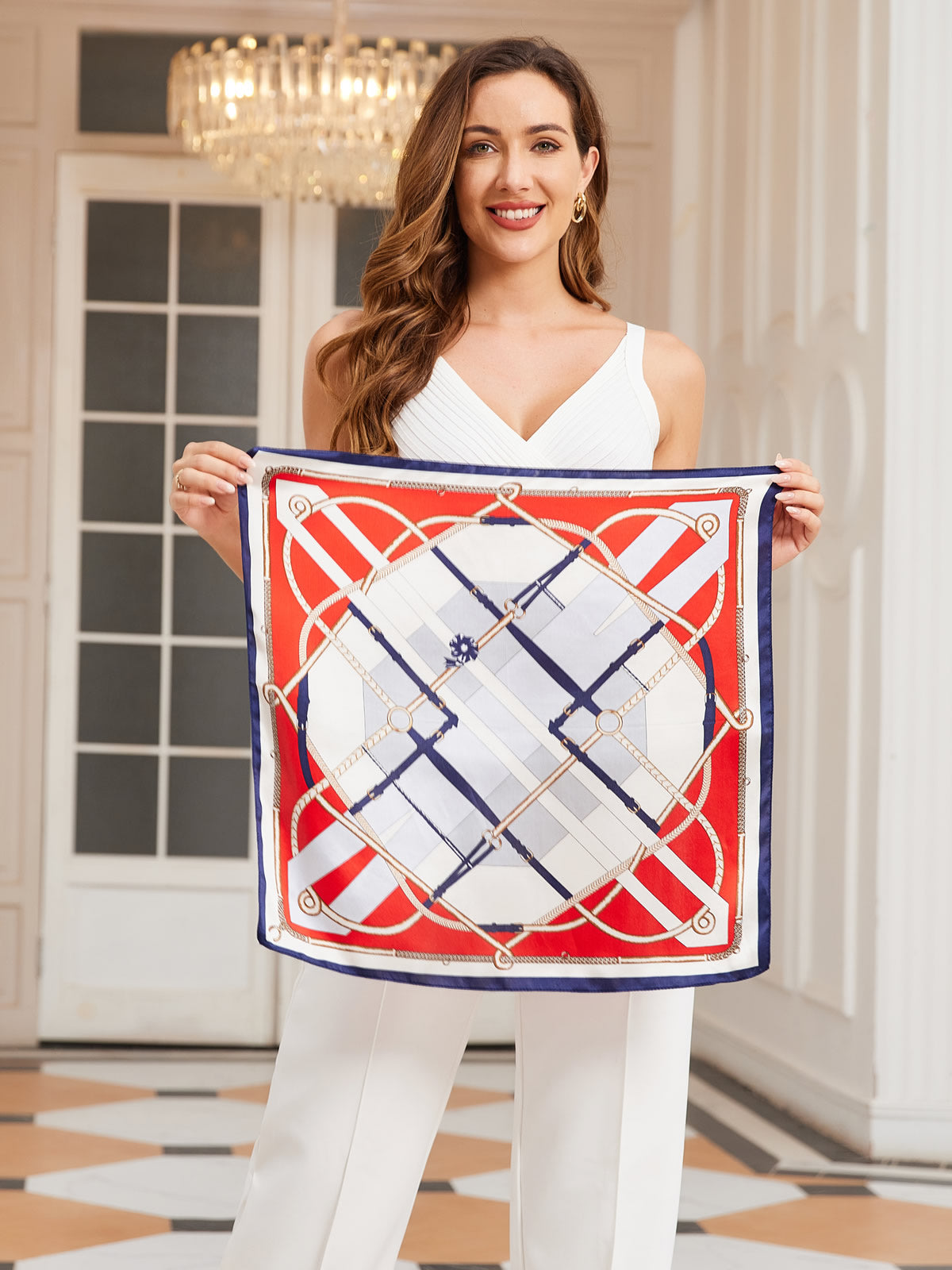 [P039] SilkSilky-AU Pure Silk Scarf 003