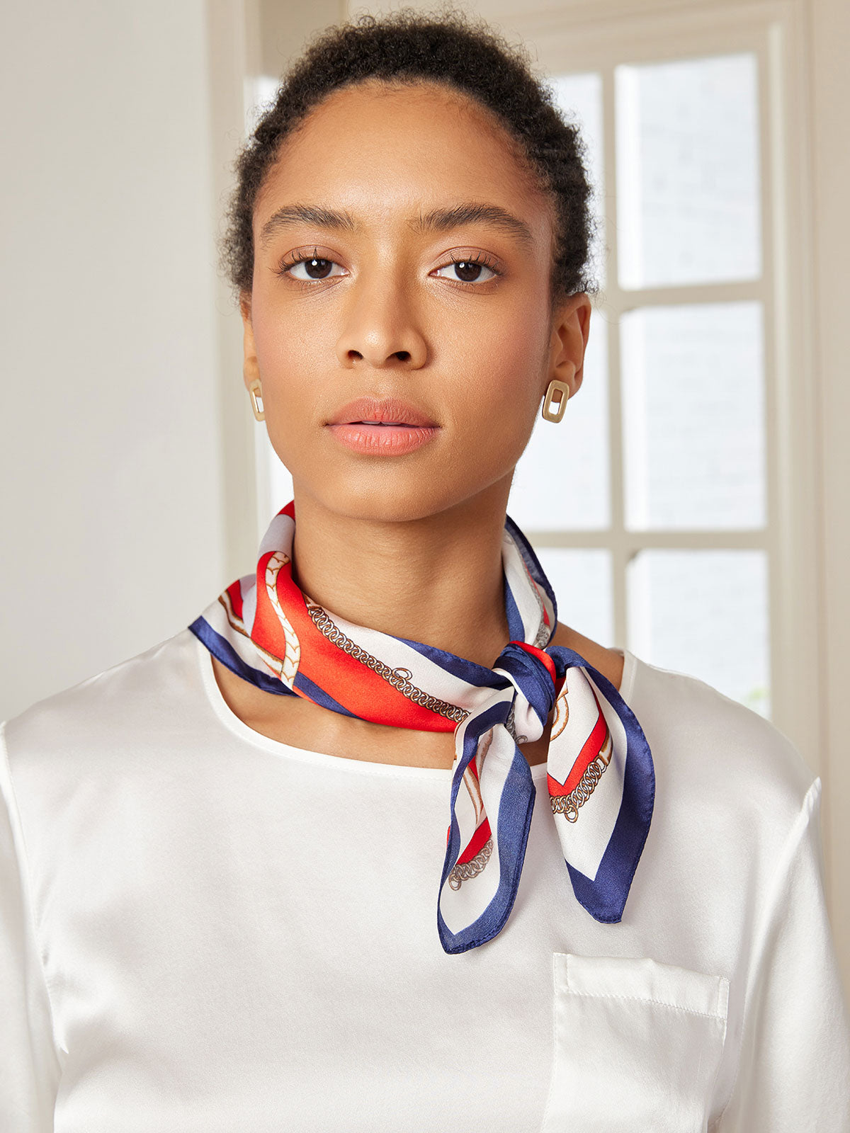 [P039] SilkSilky-AU Pure Silk Scarf 005