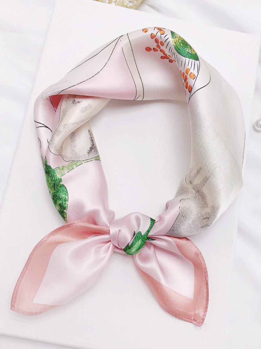 [P045] SilkSilky-AU Pure Silk Scarf 001