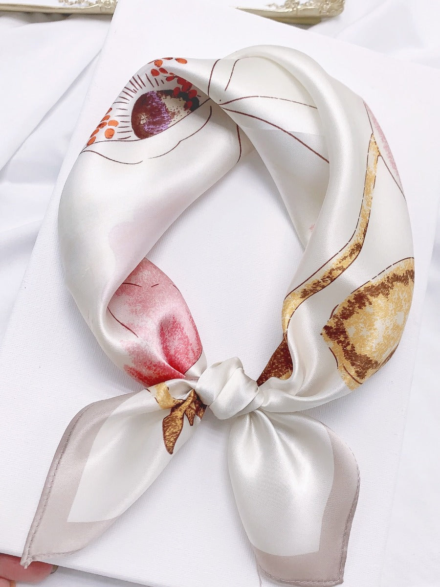 [P046] SilkSilky-AU Pure Silk Scarf 001