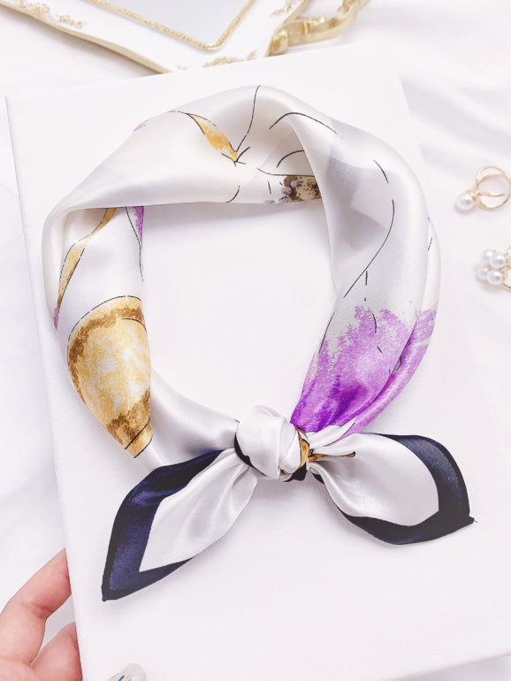 [P047] SilkSilky-AU Pure Silk Scarf 001