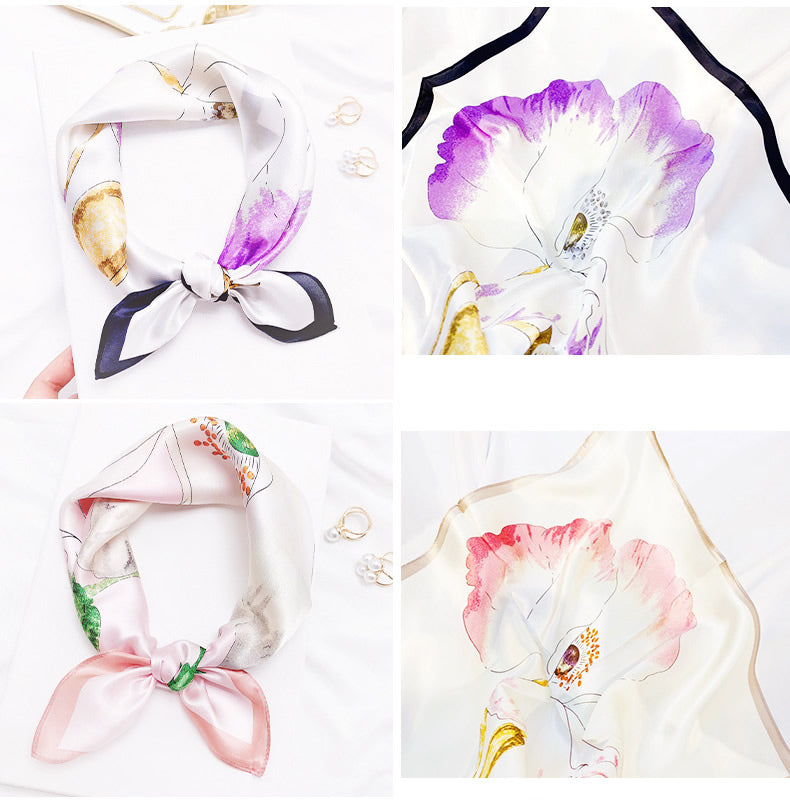 [P047] SilkSilky-AU Pure Silk Scarf 003