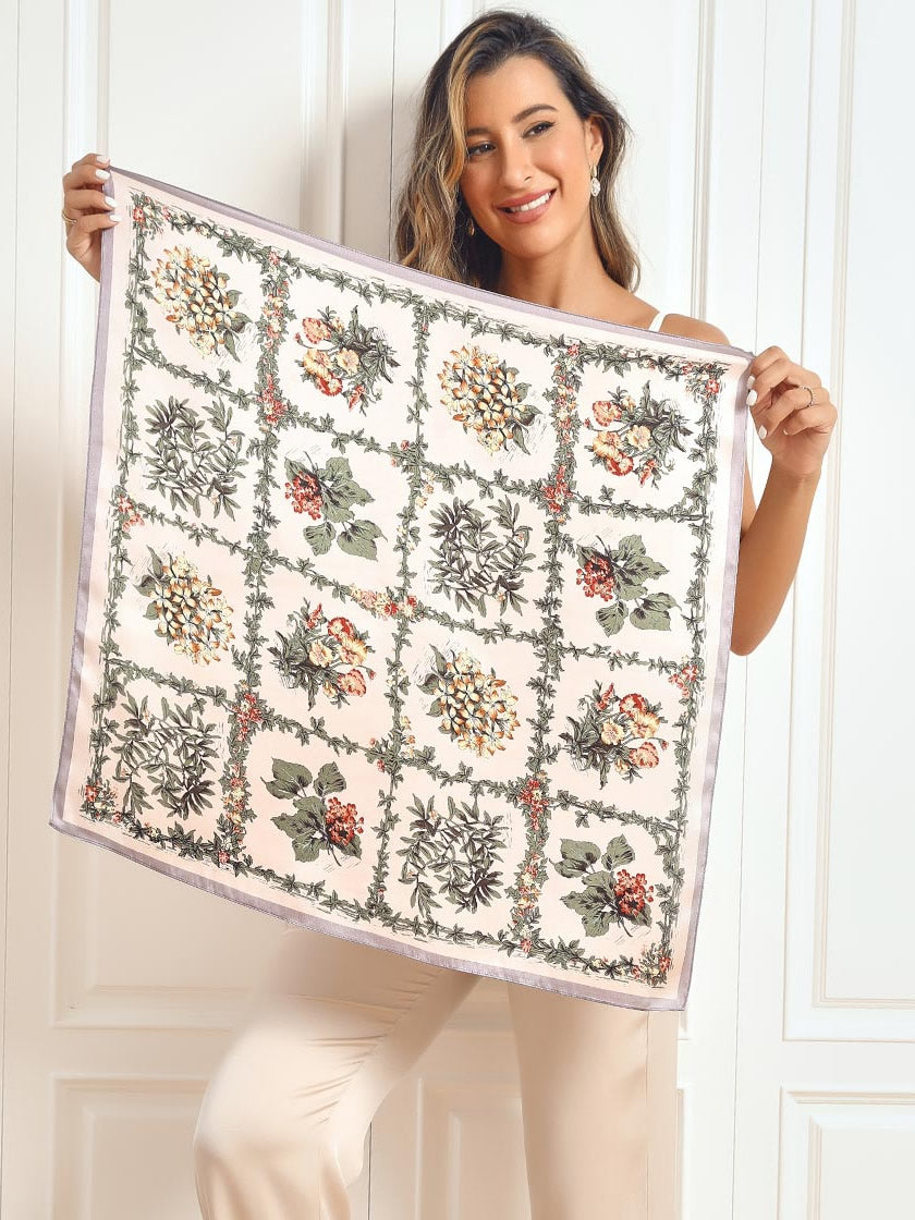 [P053] SilkSilky-AU Pure Silk Scarf 001