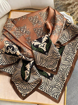 [P074] SilkSilky-AU Pure Silk Scarf 002