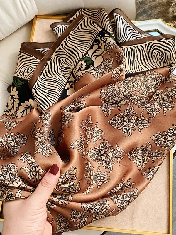 [P074] SilkSilky-AU Pure Silk Scarf 003