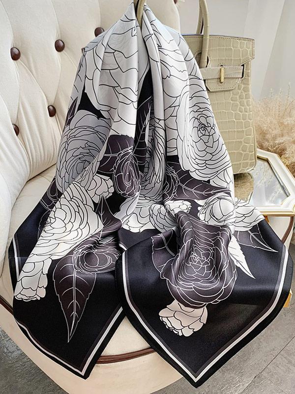 [P075] SilkSilky-AU Pure Silk Scarf 001