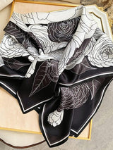[P075] SilkSilky-AU Pure Silk Scarf 002