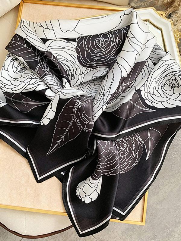 [P075] SilkSilky-AU Pure Silk Scarf 002