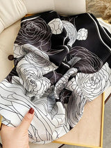 [P075] SilkSilky-AU Pure Silk Scarf 003