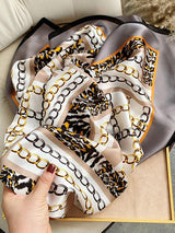 [P076] SilkSilky-AU Pure Silk Scarf 003