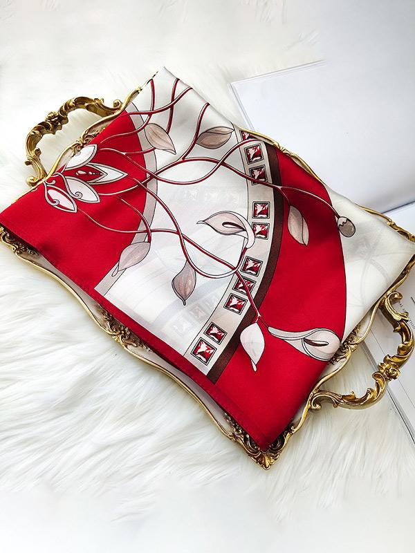 [P082] SilkSilky-AU Pure Silk Scarf 002