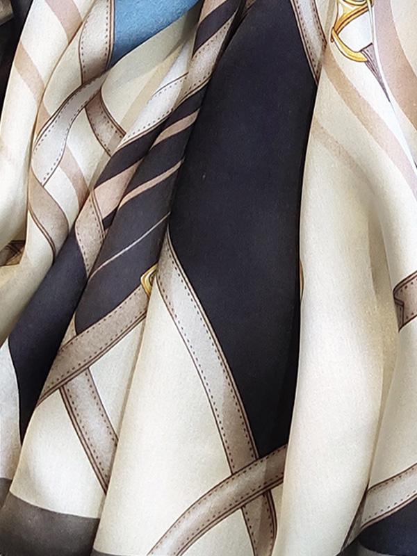 [P087] SilkSilky-AU Pure Silk Scarf 003