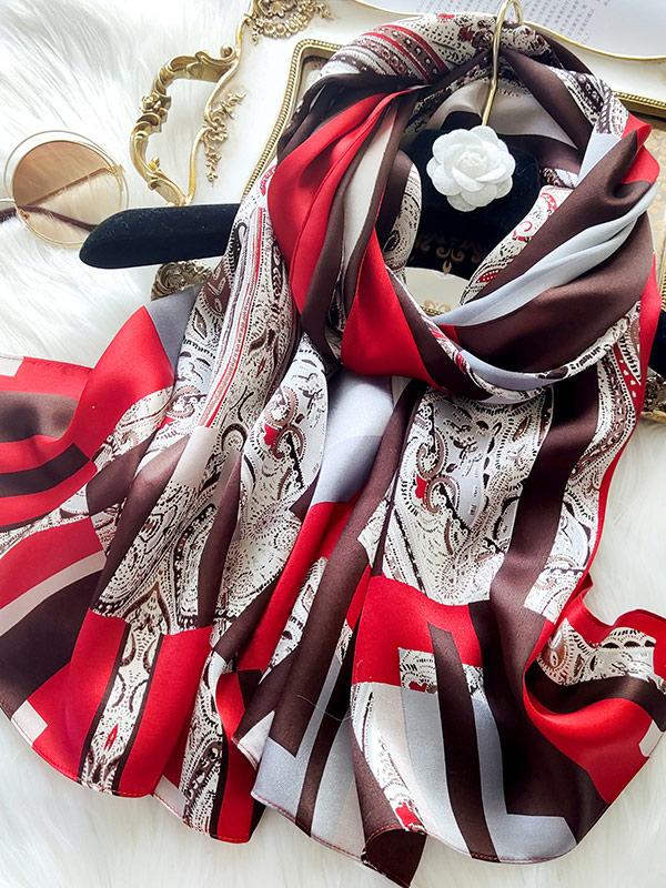 [P088] SilkSilky-AU Pure Silk Scarf 001