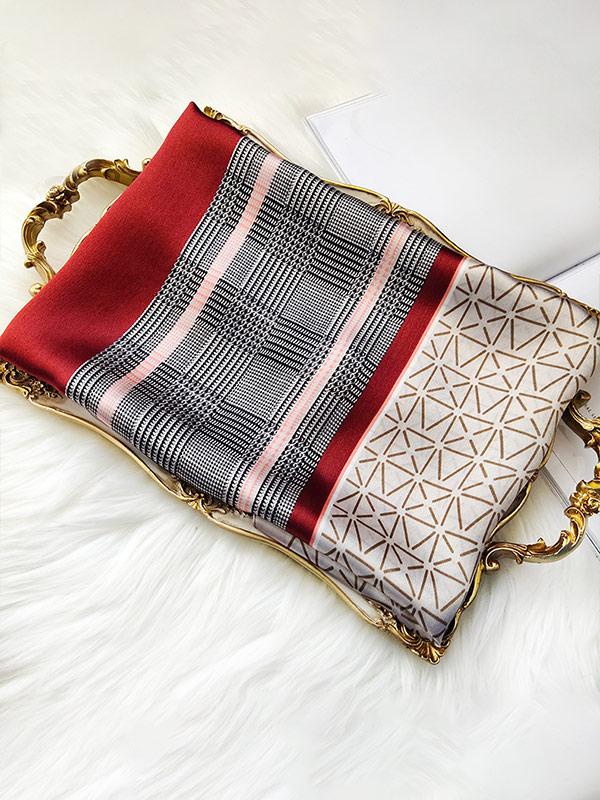 [P090] SilkSilky-AU Pure Silk Scarf 002