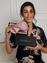 [Pale Mauve] SilkSilky-AU 19Momme Pure Silk Pillowcase Set 001