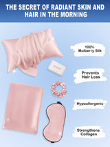 [Pale Mauve] SilkSilky-AU 19Momme Pure Silk Pillowcase Set 002