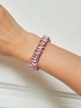 [Pale Mauve] SilkSilky-AU Scrunchie 001