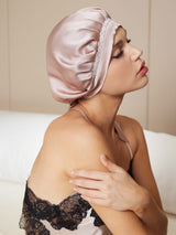 [Pale Mauve] SilkSilky-AU Sleep Cap 001