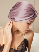 [Pale Mauve] SilkSilky-AU Sleep Cap 002
