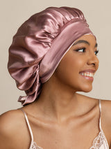 [Pale Mauve] SilkSilky-AU Sleep Cap 004