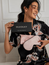 [Pink] SilkSilky-AU 19Momme Pure Silk Pillowcase Set 002