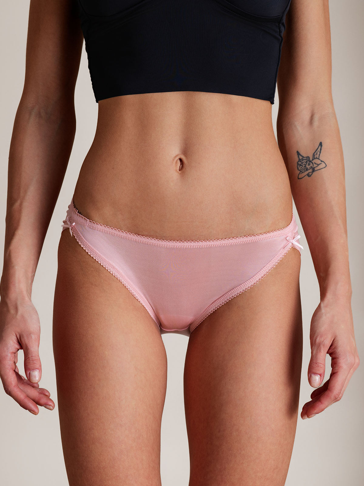 [Pink] SilkSilky-AU Silk Knitted Panty 001