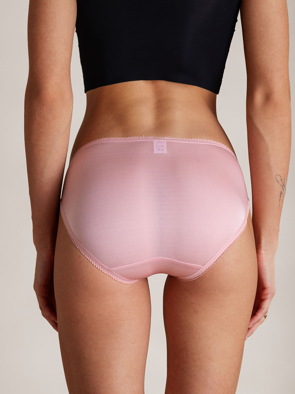 [Pink] SilkSilky-AU Silk Knitted Panty 004