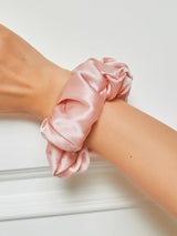 [Pink] SilkSilky-AU Scrunchie 001