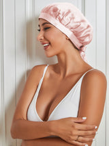 [Pink] SilkSilky-AU Sleep Cap 002