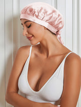 [Pink] SilkSilky-AU Sleep Cap 003