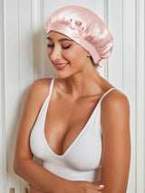 [Pink] SilkSilky-AU Sleep Cap 004