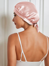 [Pink] SilkSilky-AU Sleep Cap 005