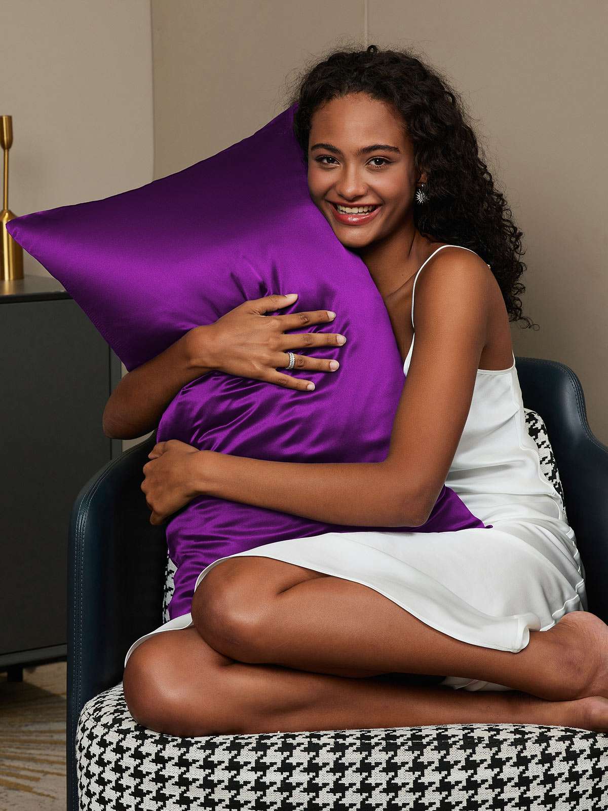 [Purple] SilkSilky-AU 19Momme Pure Silk Pillowcase 002