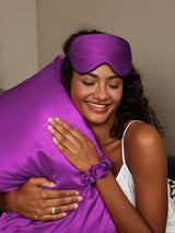 [Purple] SilkSilky-AU 19Momme Pure Silk Pillowcase Set 001