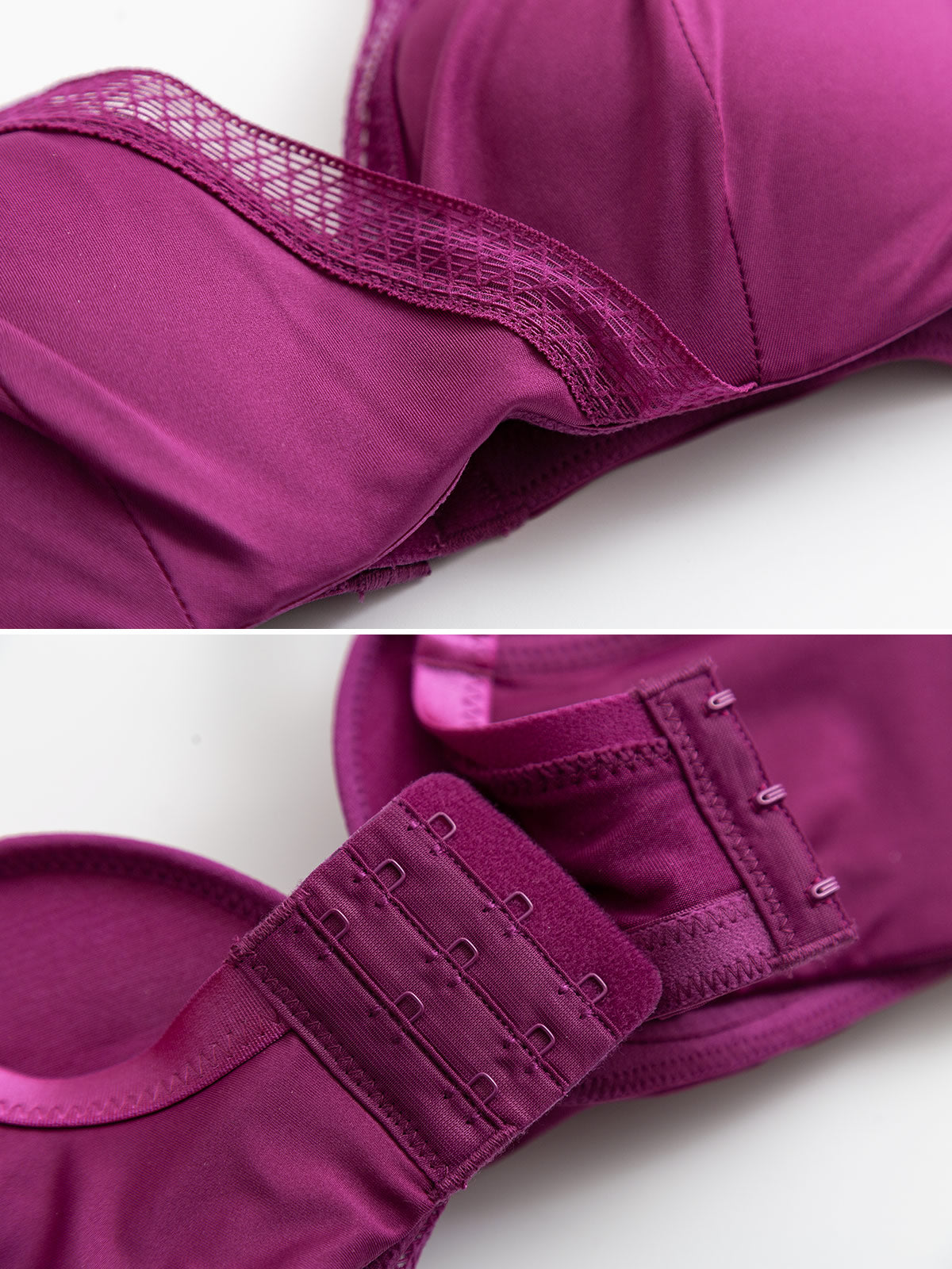 [Purple] SilkSilky-AU Silk Knitted Bra 005