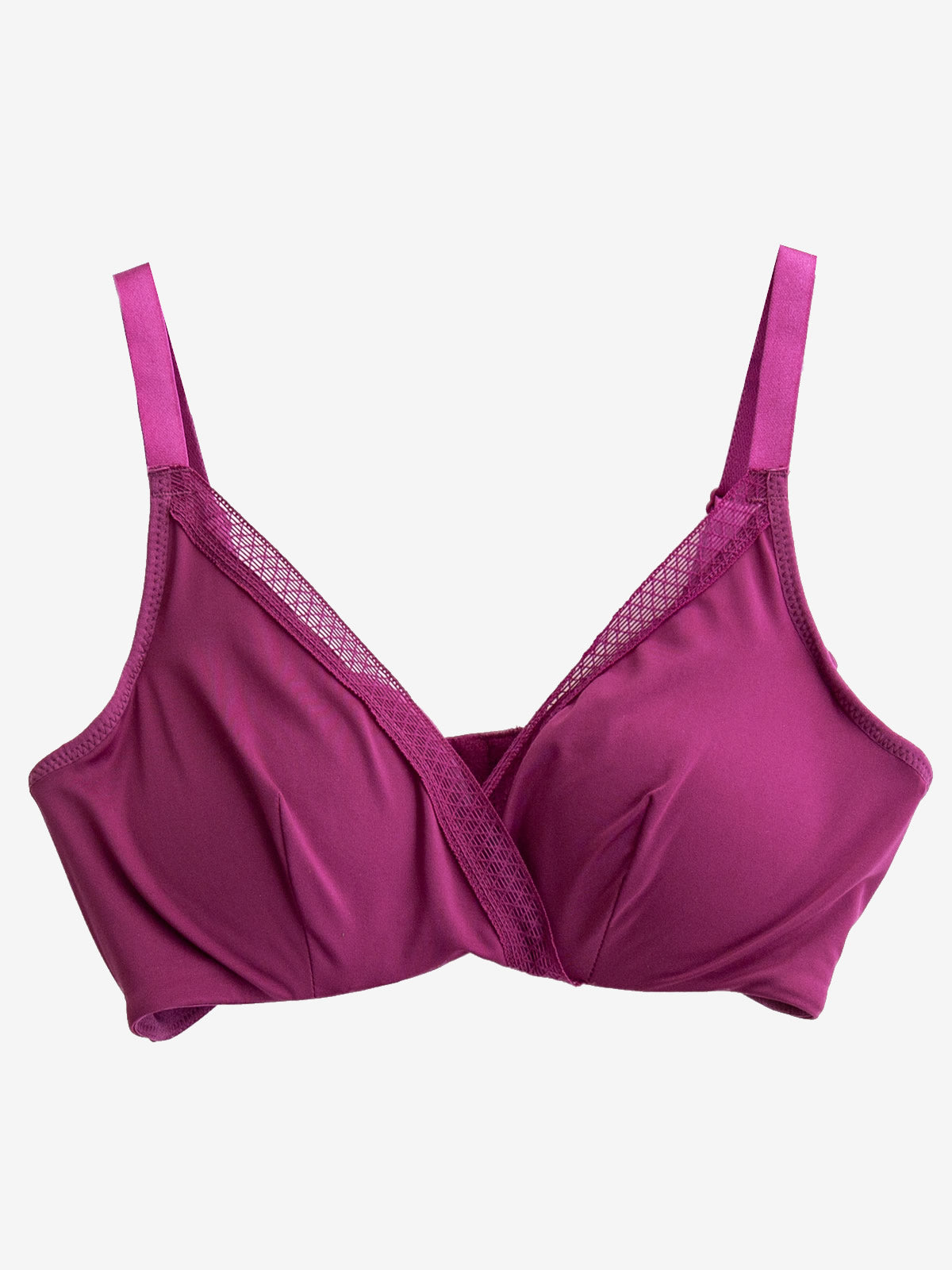 [Purple] SilkSilky-AU Silk Knitted Bra 006