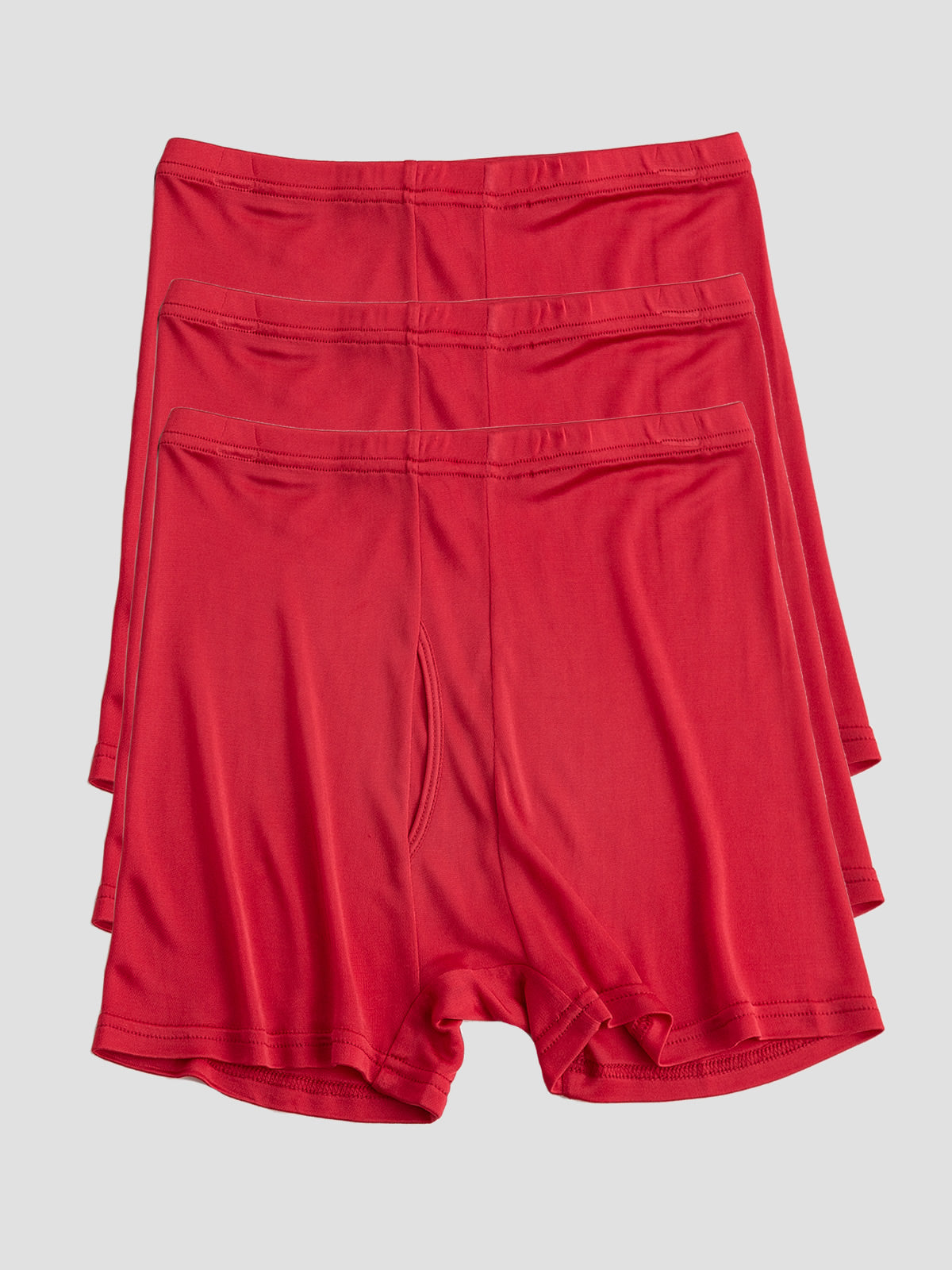[Red] SilkSilky-AU Silk Knitted Mens Underwear 002