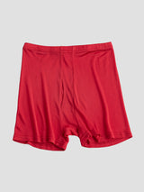[Red] SilkSilky-AU 100% Silk Jersey Men's Underwear 007