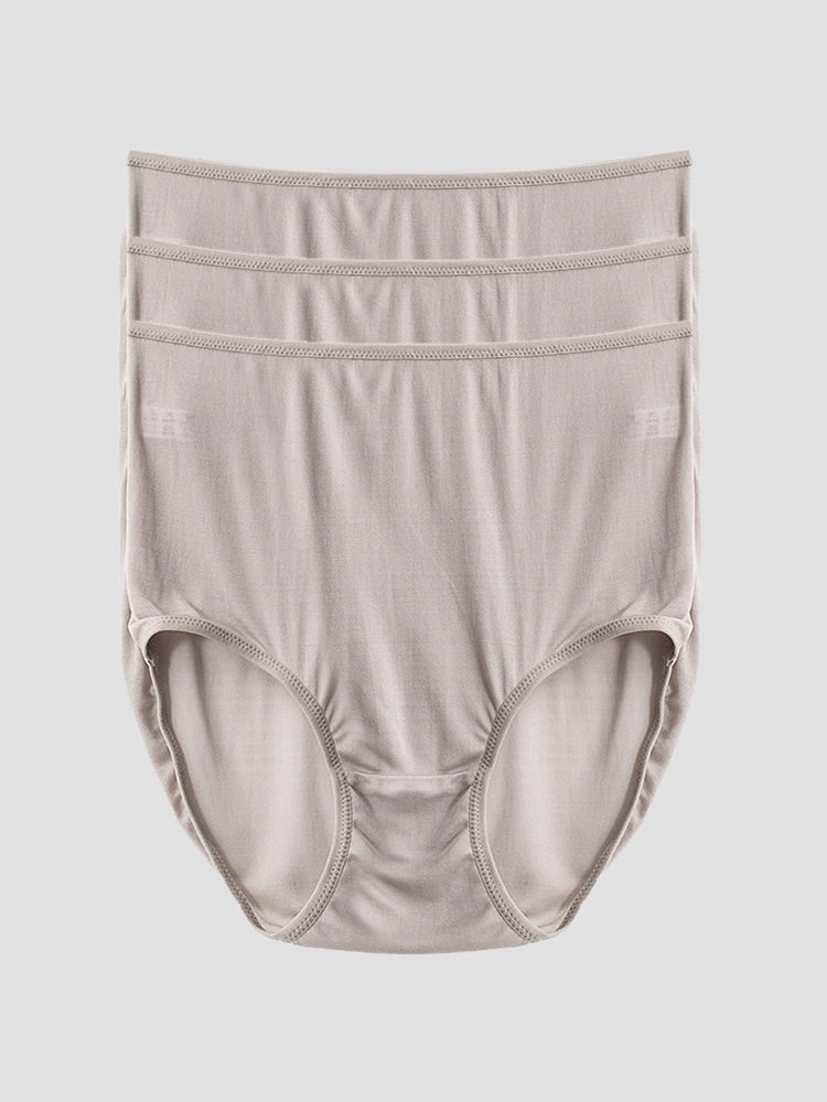 SilkSilky-AU Silk Knitted Panty Gray 002