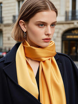 [Champagne] SilkSilky-AU Scarf 001