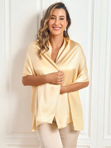 [Champagne] SilkSilky-AU Scarf 003