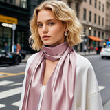 [Lavender] SilkSilky-AU Scarf 001