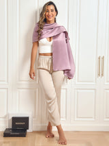 [Lavender] SilkSilky-AU Scarf 005