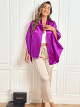 [Purple] SilkSilky-AU Scarf 007