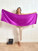 [Purple] SilkSilky-AU Scarf 008