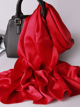 [Red] SilkSilky-AU Scarf 001