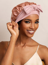 [Pink] SilkSilky-AU Sleep Cap 001