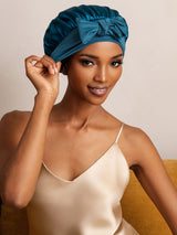 [Teal] SilkSilky-AU Sleep Cap 001